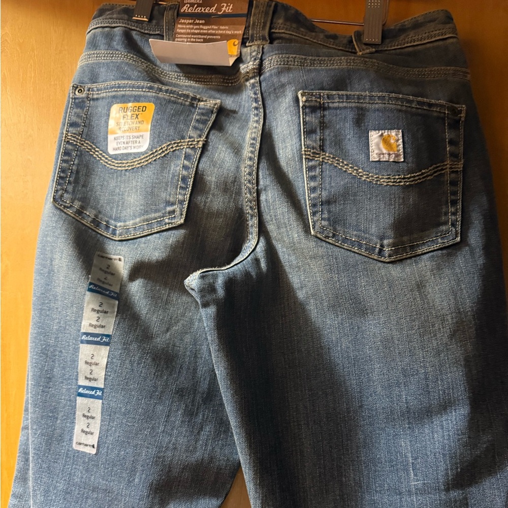 Carhartt Women's Jasper Blue Jeans relaxed fit